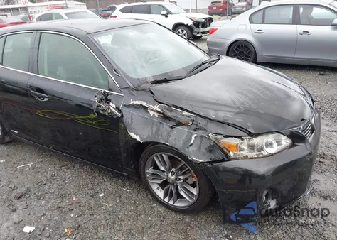 2012 Lexus Ct 200H Premium from USA, damaged, VIN JTHKD5BHXC2076572